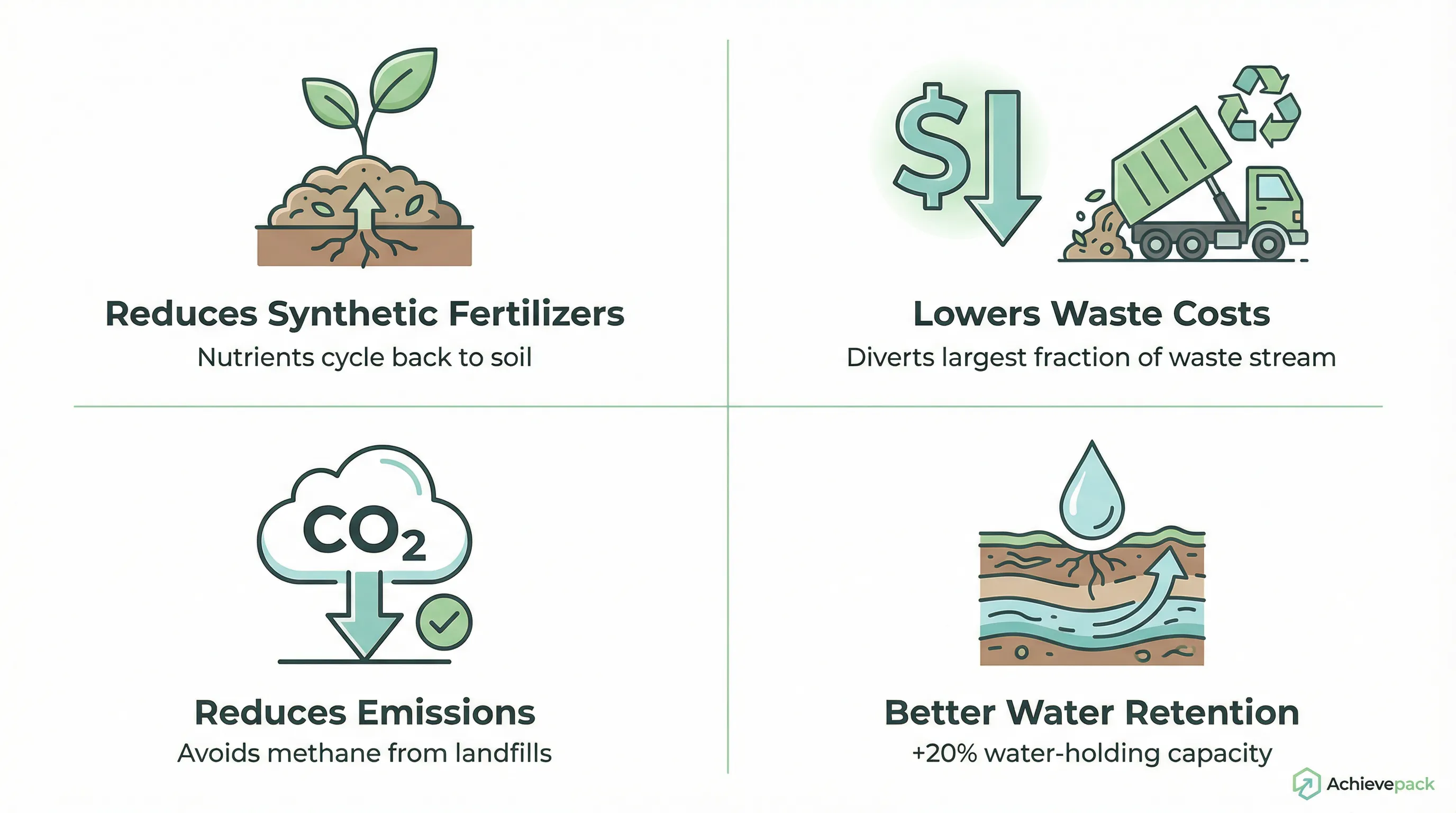 Premium Benefits Grid Showing Solutions